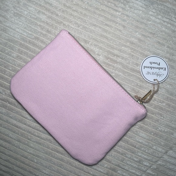 ๐๐ Boho Pink Bow Pouch NWT - Picture 5 of 5